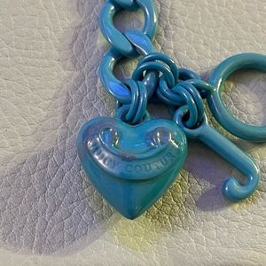 Neon Blue juicy couture bracelet